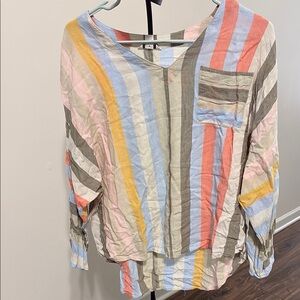 Striped Multicolor Women's Top